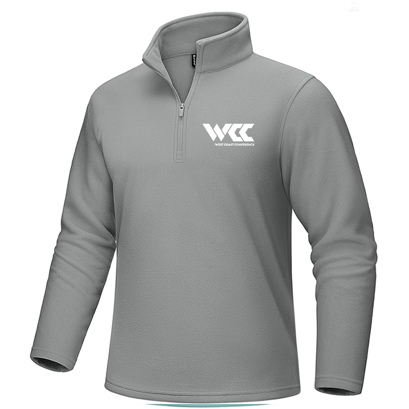 Men's West Coast Conference MAGCOMSEN Quarter-Zip Pullover Polar Fleece Sweatshirt Stand Collar Long Sleeve Shirt for Men Thermal Winter Fall