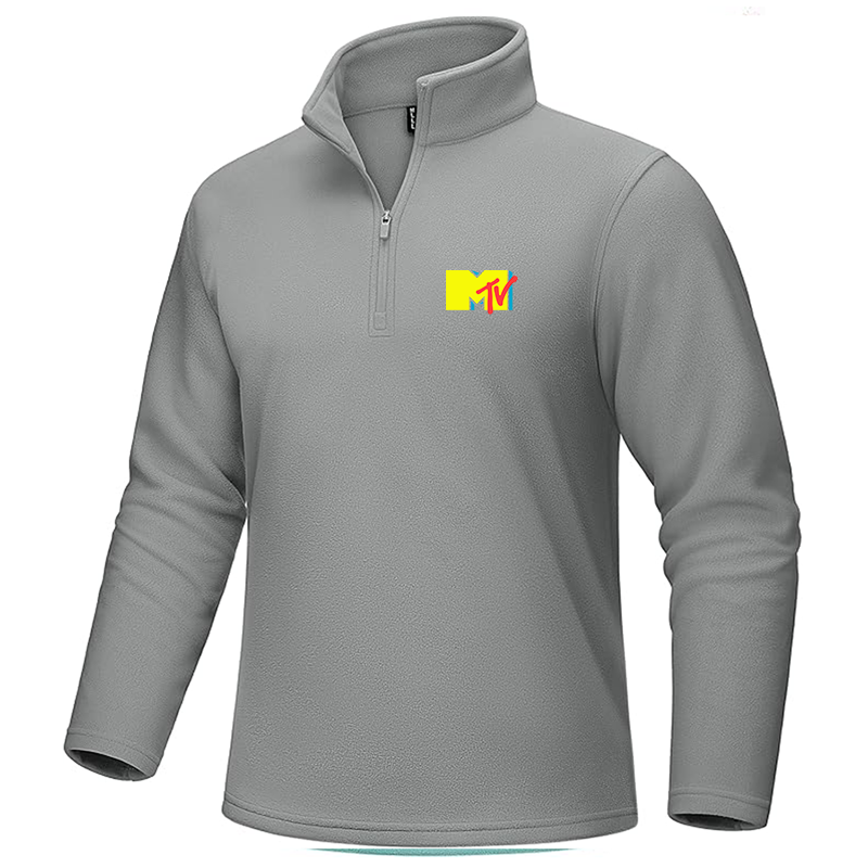 Men's M.T.V MAGCOMSEN Quarter-Zip Pullover Polar Fleece Sweatshirt Stand Collar Long Sleeve Shirt for Men Thermal Winter Fall