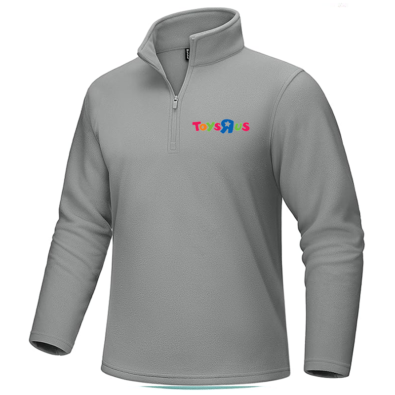 Men's Toys R Us MAGCOMSEN Quarter-Zip Pullover Polar Fleece Sweatshirt Stand Collar Long Sleeve Shirt for Men Thermal Winter Fall