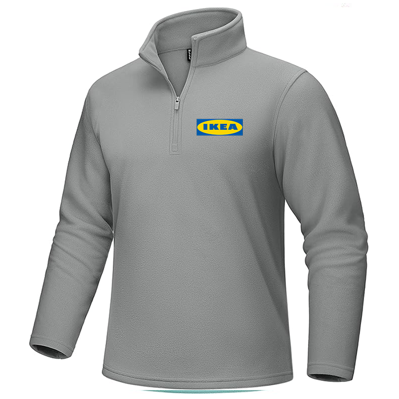 Men's IKEA MAGCOMSEN Quarter-Zip Pullover Polar Fleece Sweatshirt Stand Collar Long Sleeve Shirt for Men Thermal Winter Fall