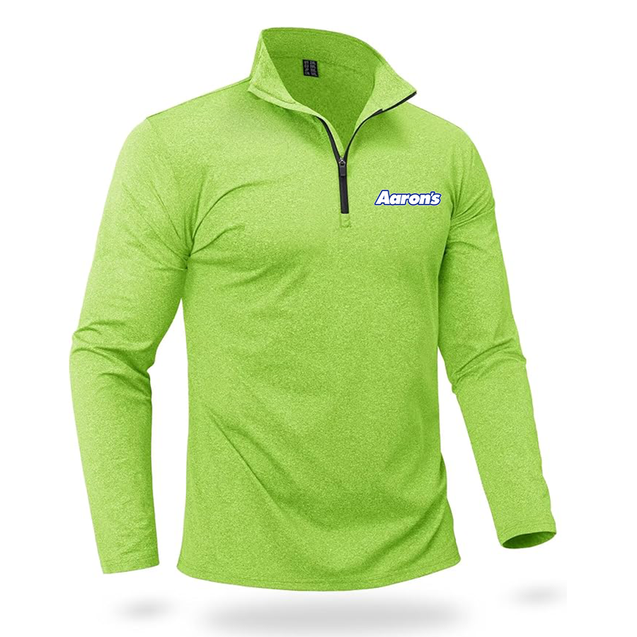 Men's Aarons Quarter Zip Pullover Premium Fleece Lined Heather Long Sleeve Golf Shirts Midweight 1/4 Half Zip Sweatshirts