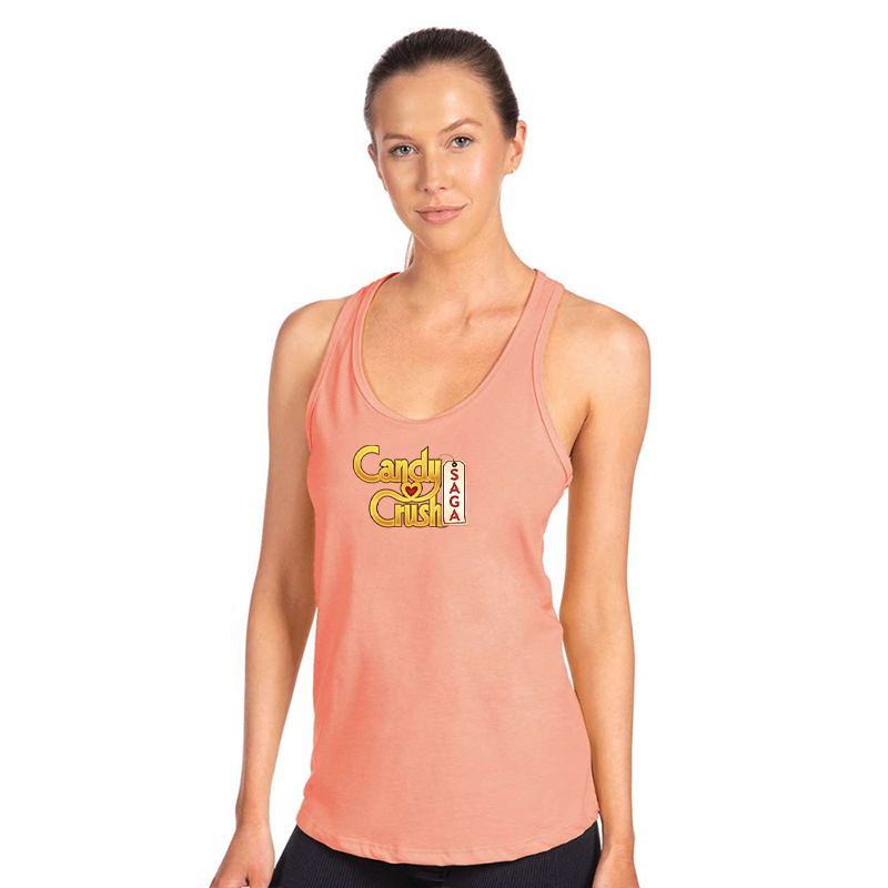 Women's Candy Crush Next Level Ideal Racerback Tank