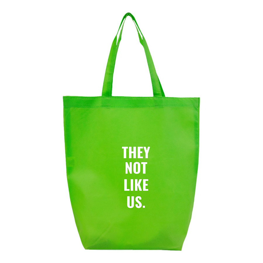 They not like us Q-Tees  Non-Woven Gusset Bottom Tote