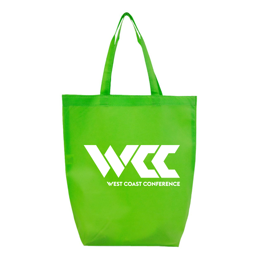 West Coast Conference Q-Tees  Non-Woven Gusset Bottom Tote