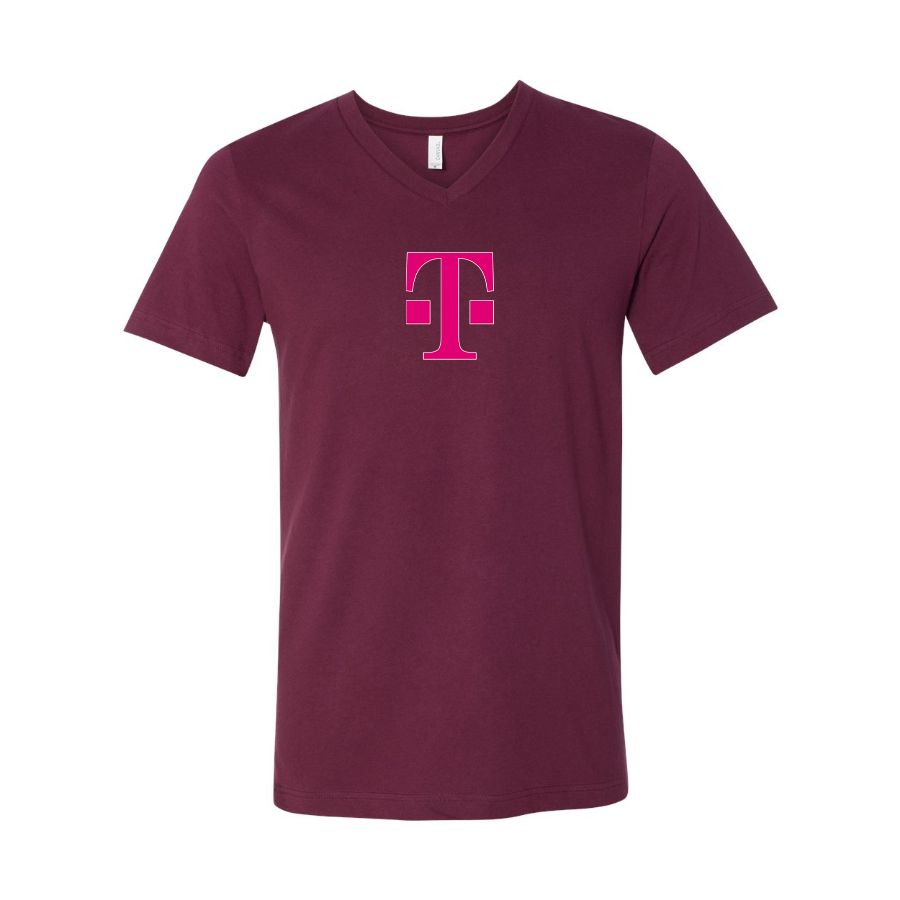 Men's T-Mobile BELLA  CANVAS  Jersey V-Neck Tee