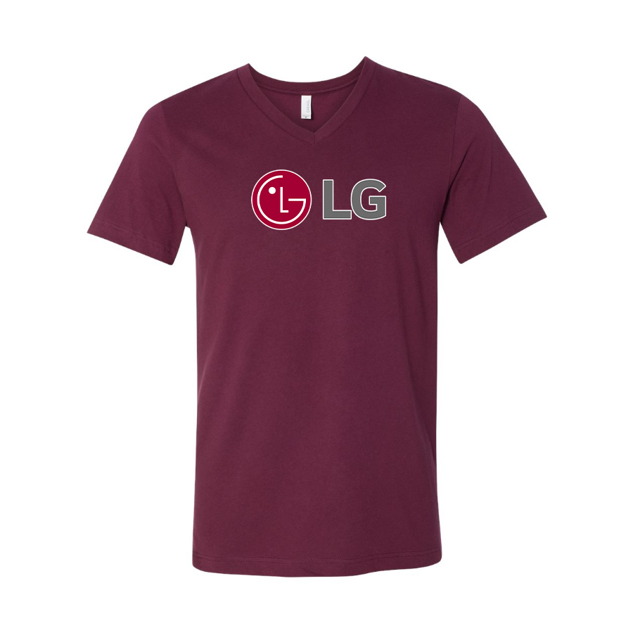 Men's LG BELLA  CANVAS  Jersey V-Neck Tee