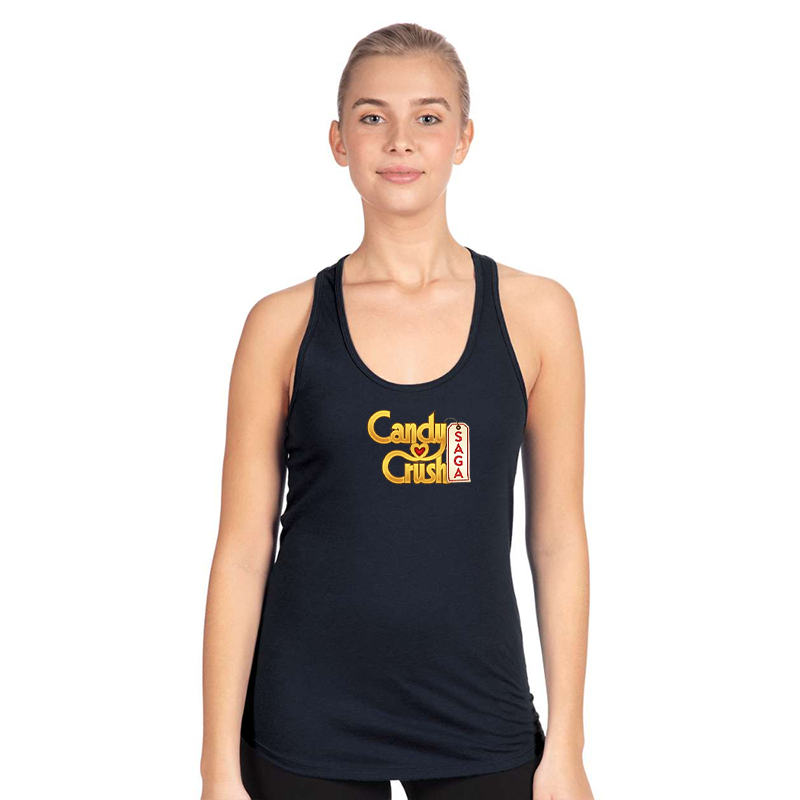 Women's Candy Crush Next Level Ideal Racerback Tank