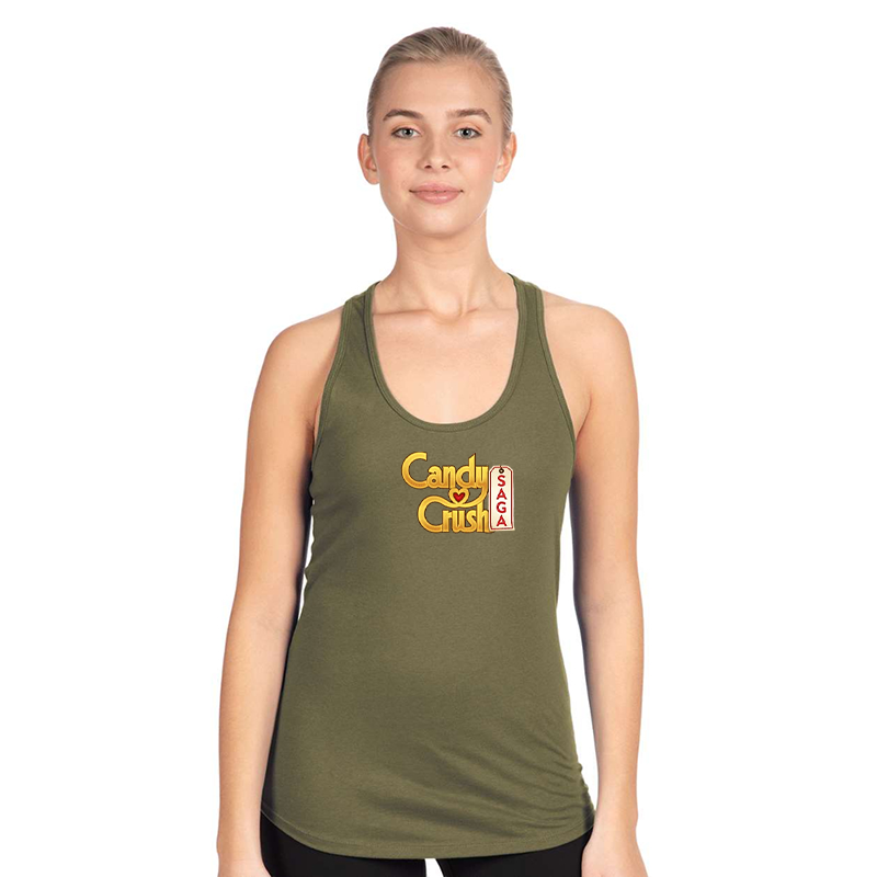 Women's Candy Crush Next Level Ideal Racerback Tank