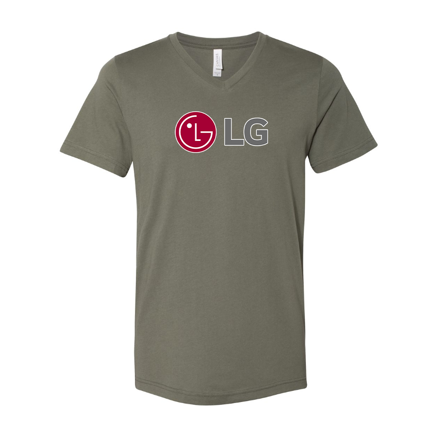 Men's LG BELLA  CANVAS  Jersey V-Neck Tee