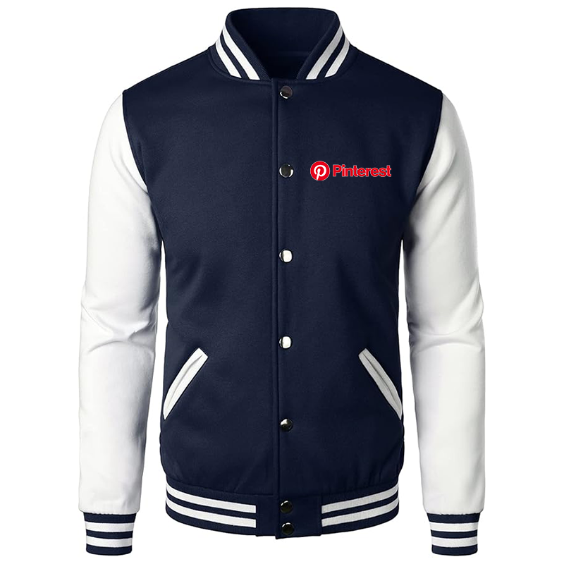 Men's Pinterest  Varsity Baseball Jacket Cotton Blend Letterman Jackets