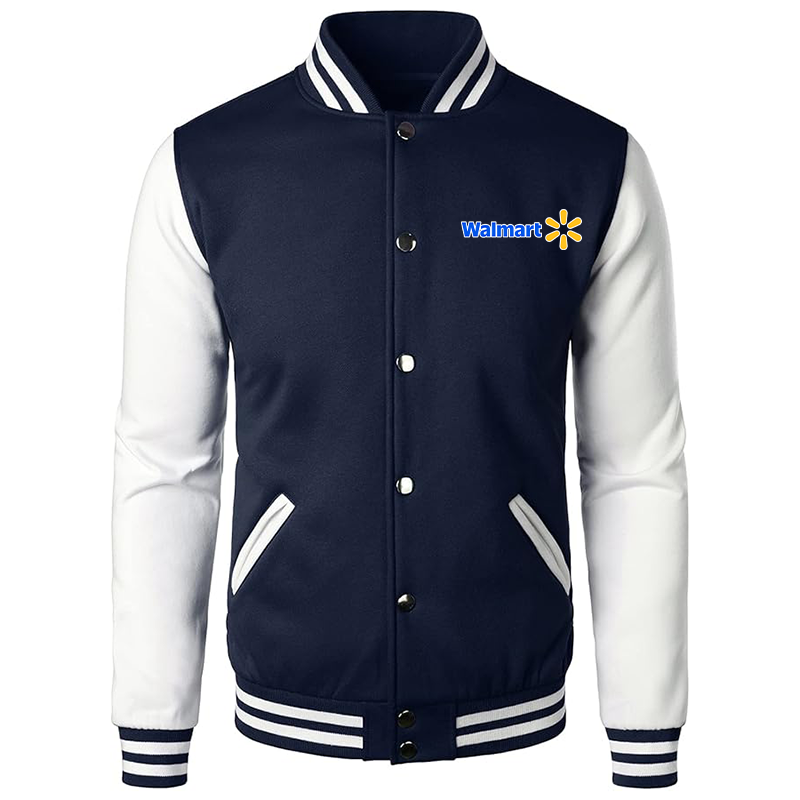 Men's Walmart Varsity Baseball Jacket Cotton Blend Letterman Jackets