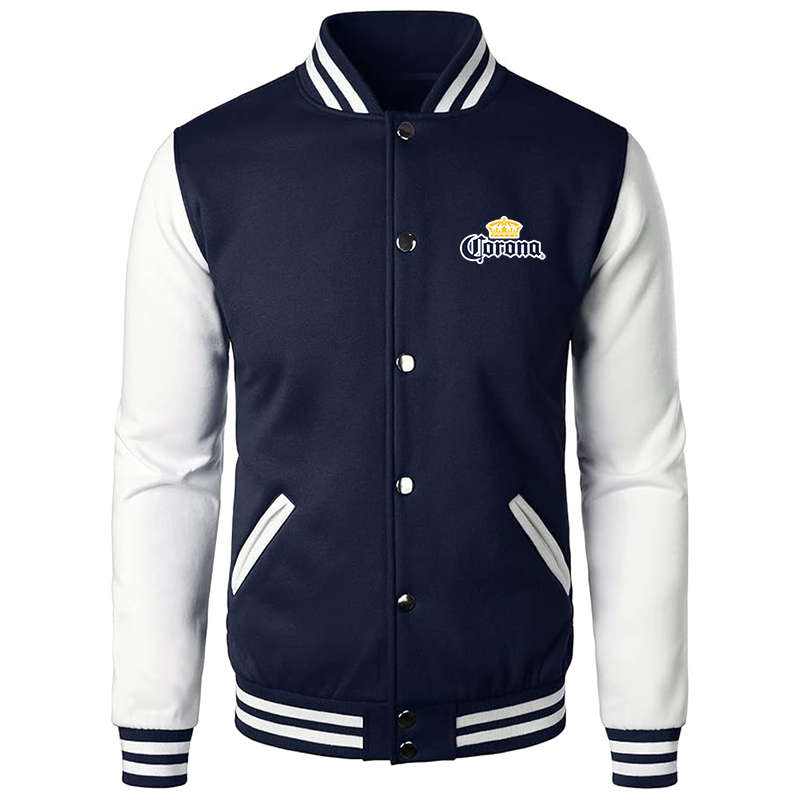 Men's Corona Varsity Baseball Jacket Cotton Blend Letterman Jackets