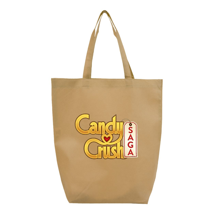 Candy Crush Q-Tees  Non-Woven Gusset Bottom Tote