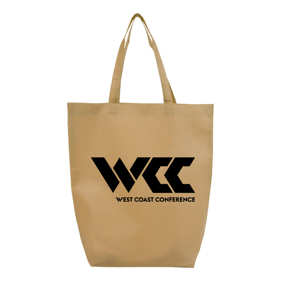 West Coast Conference Q-Tees  Non-Woven Gusset Bottom Tote
