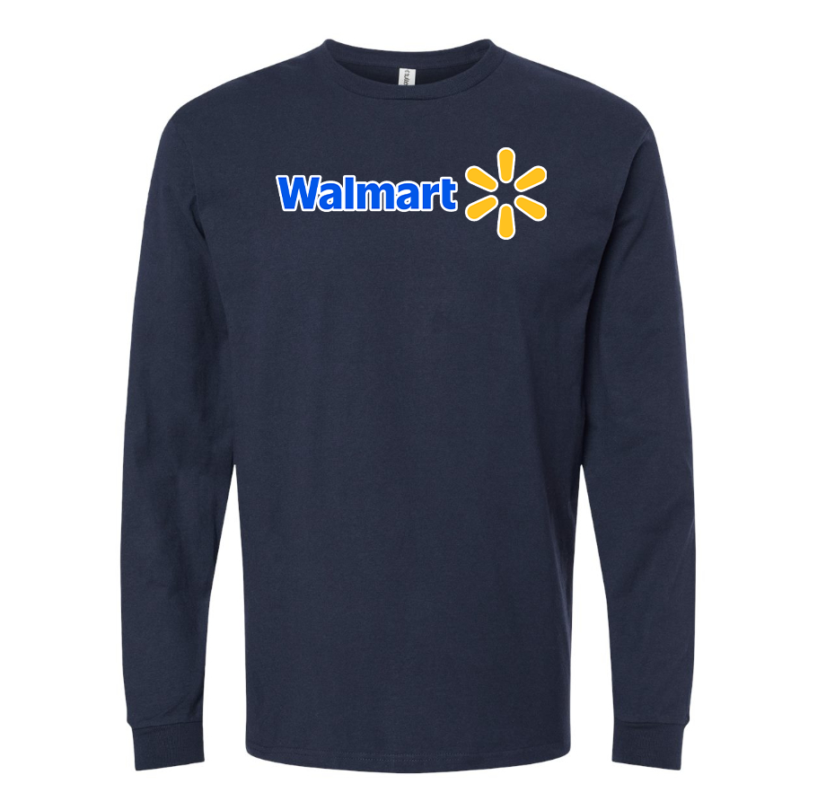 Men's Walmart Cotton Long Sleeve T-Shirt