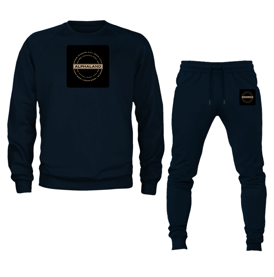 Men's Alphaland Crewneck Sweatshirt Joggers Set