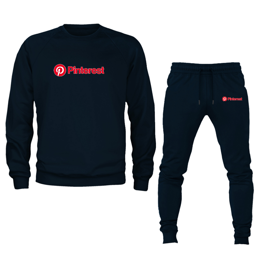 Men's Pinterest Crewneck Sweatshirt Joggers Set