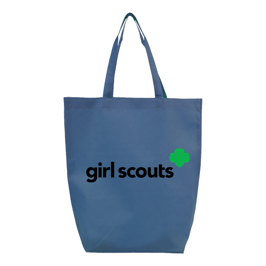 Girl Scouts Q-Tees  Non-Woven Gusset Bottom Tote