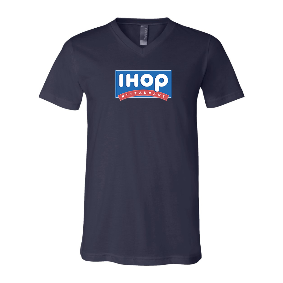 Men's ihop BELLA  CANVAS  Jersey V-Neck Tee