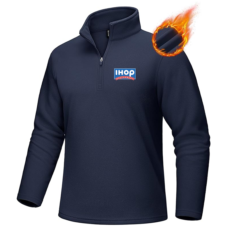 Men's ihop MAGCOMSEN Quarter-Zip Pullover Polar Fleece Sweatshirt Stand Collar Long Sleeve Shirt for Men Thermal Winter Fall