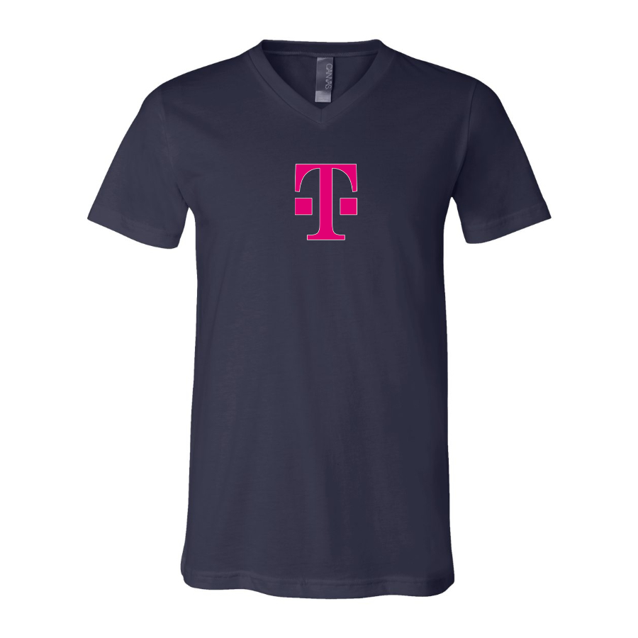 Men's T-Mobile BELLA  CANVAS  Jersey V-Neck Tee