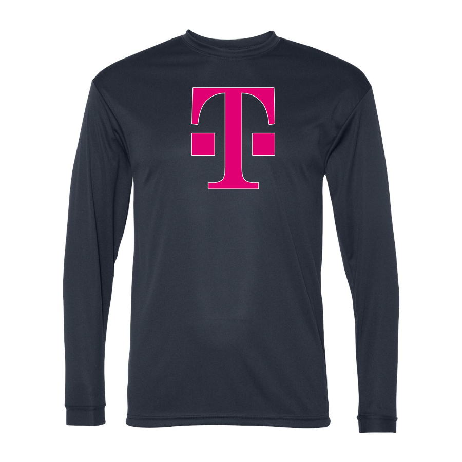 Men's T-Mobile Polyester Long Sleeve T-Shirt