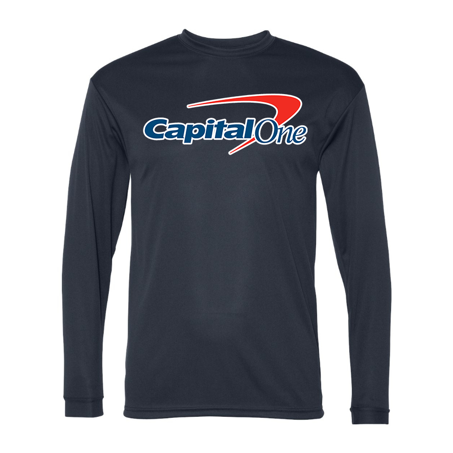 Men's Capital One  Polyester Long Sleeve T-Shirt