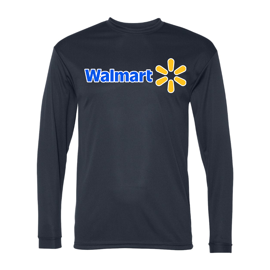 Men's Walmart Polyester Long Sleeve T-Shirt