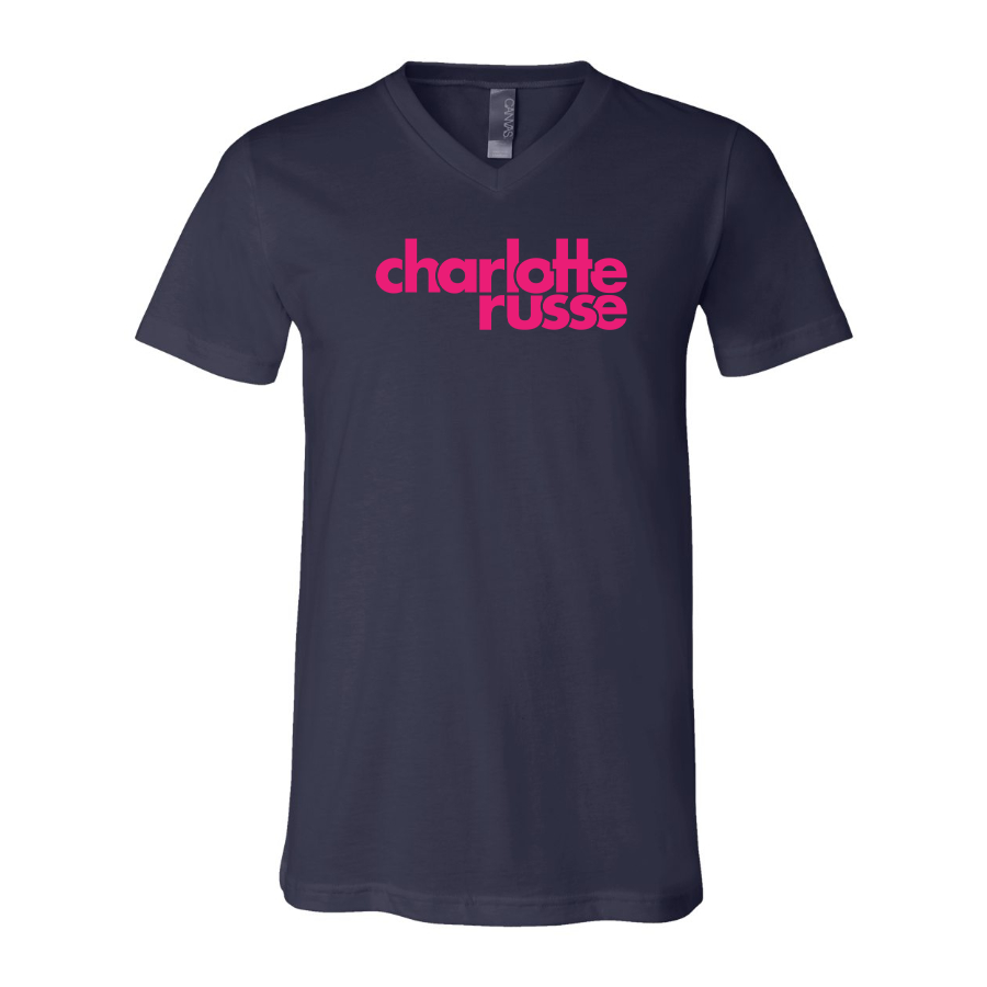 Men's Charlotte Russe BELLA  CANVAS  Jersey V-Neck Tee