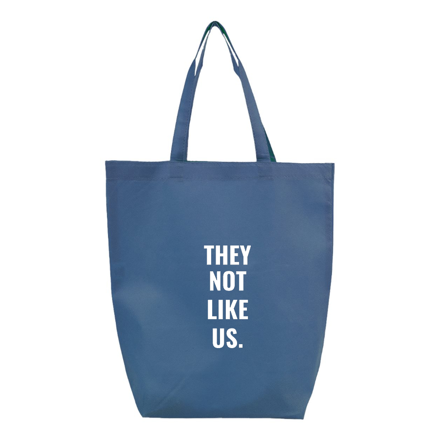 They not like us Q-Tees  Non-Woven Gusset Bottom Tote