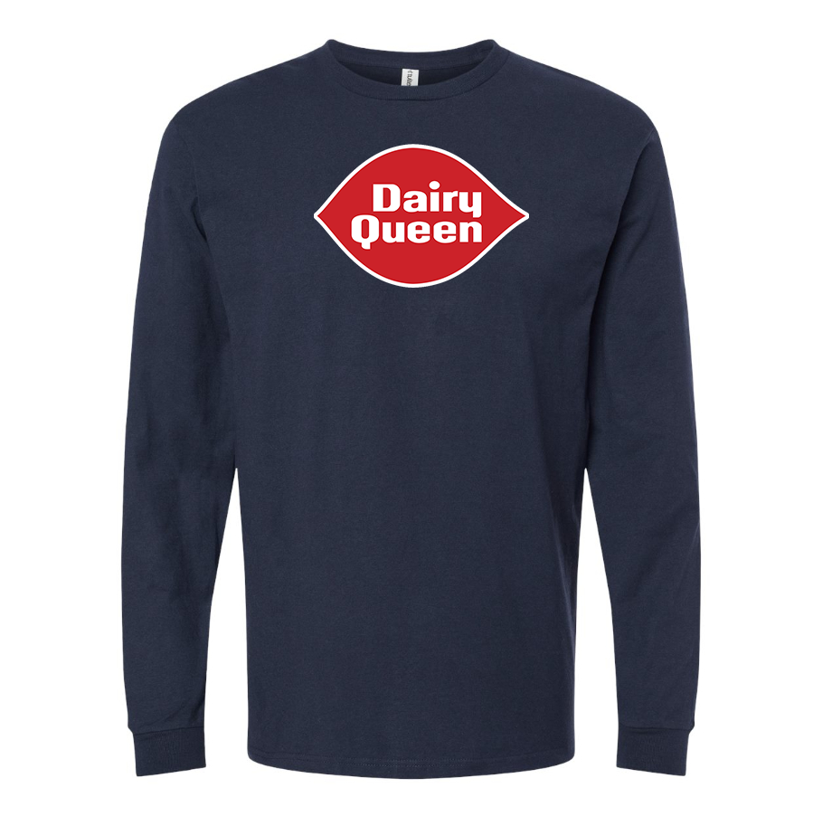 Men's Dairy Queen Cotton Long Sleeve T-Shirt