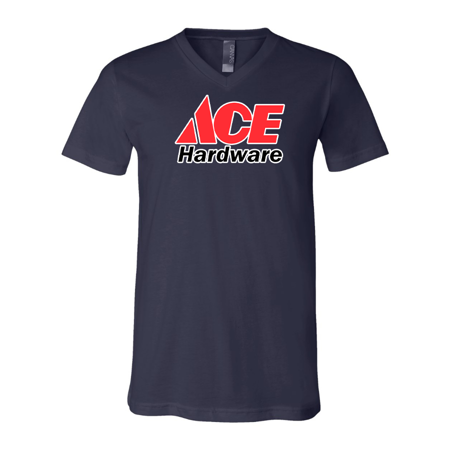 Men's Ace BELLA  CANVAS  Jersey V-Neck Tee