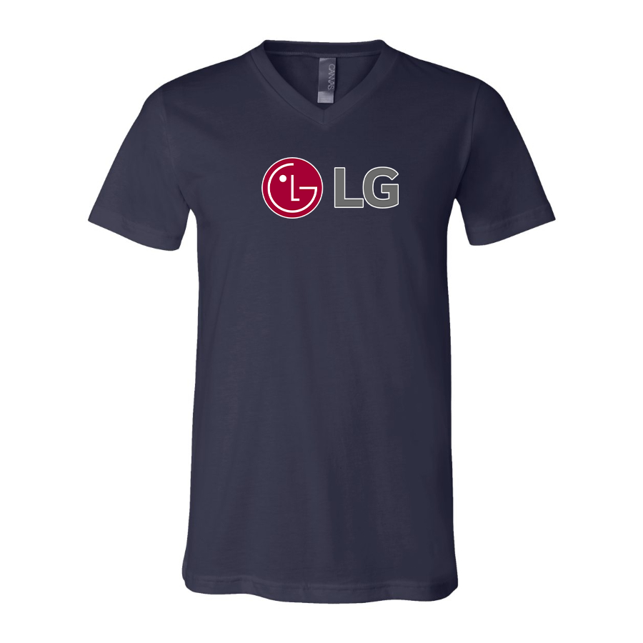 Men's LG BELLA  CANVAS  Jersey V-Neck Tee