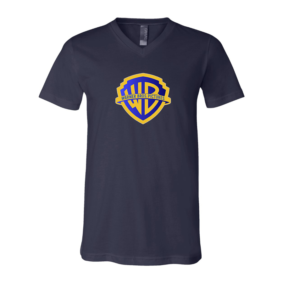 Men's Warner Bros BELLA  CANVAS  Jersey V-Neck Tee