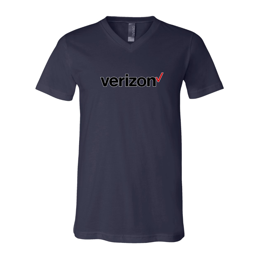 Men's Verizon BELLA  CANVAS  Jersey V-Neck Tee