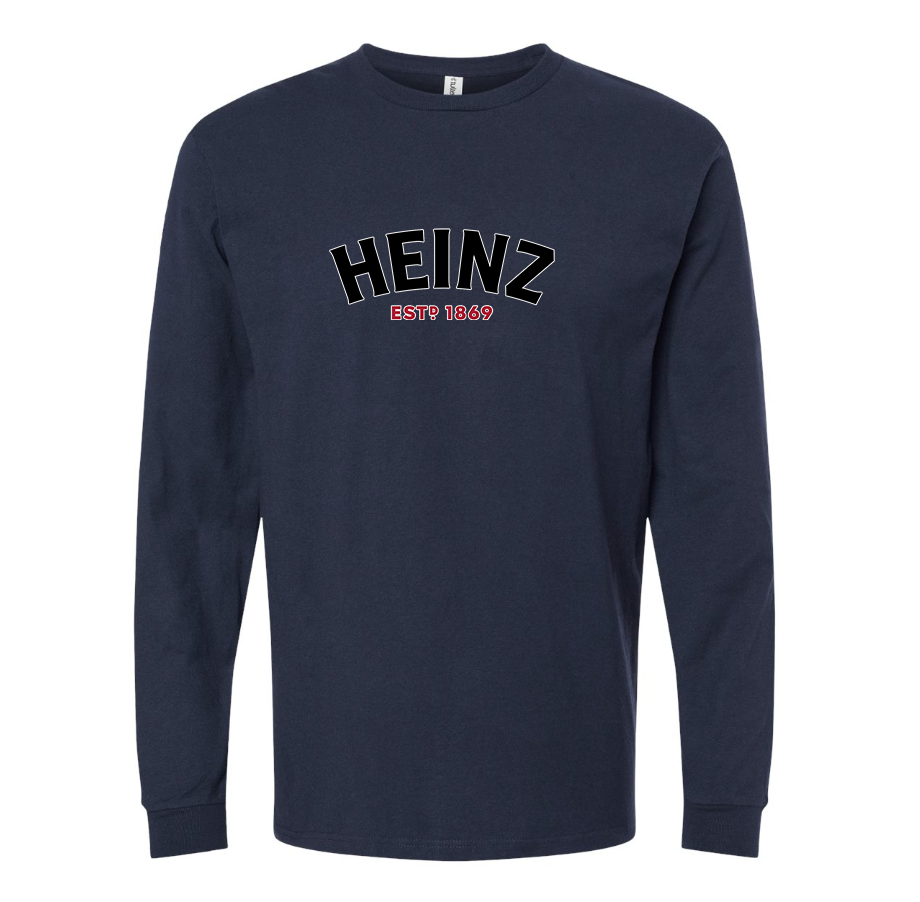 Men's HEINZ Cotton Long Sleeve T-Shirt