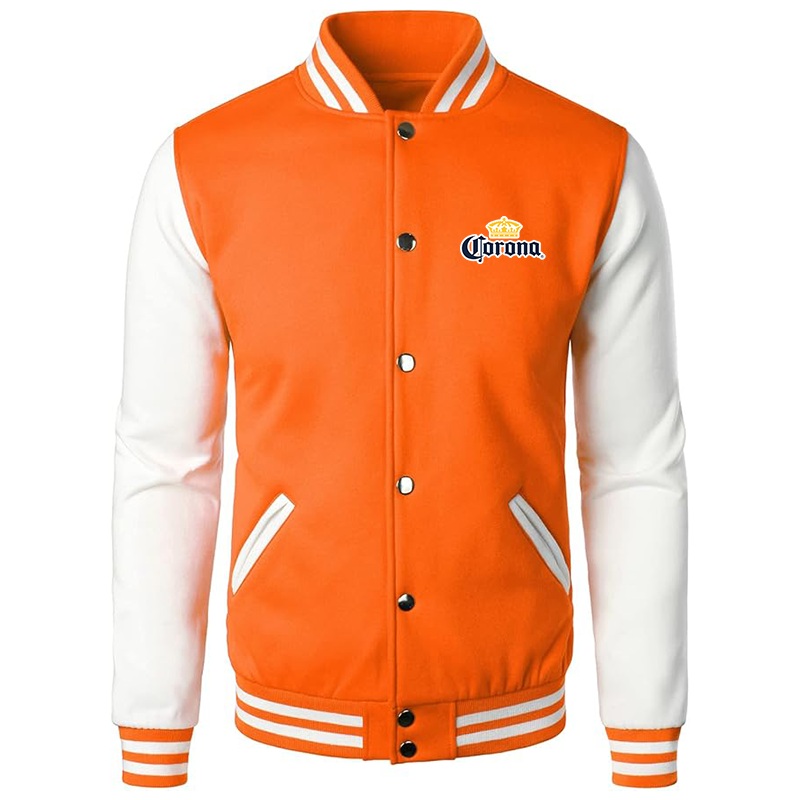 Men's Corona Varsity Baseball Jacket Cotton Blend Letterman Jackets