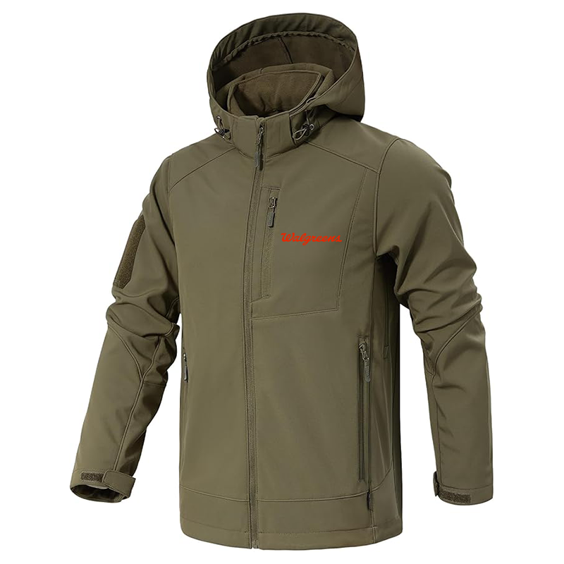 Men's Walgreens  Jacket Waterproof Hooded Coats Tactical Soft Shell Jackets