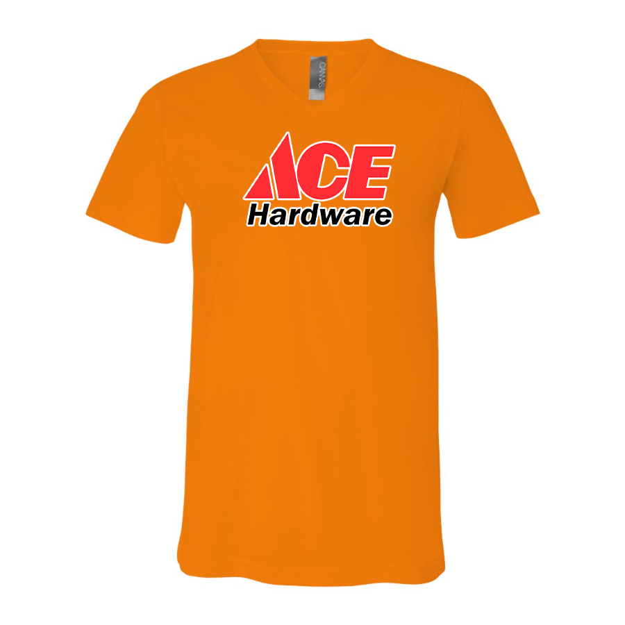 Men's Ace BELLA  CANVAS  Jersey V-Neck Tee