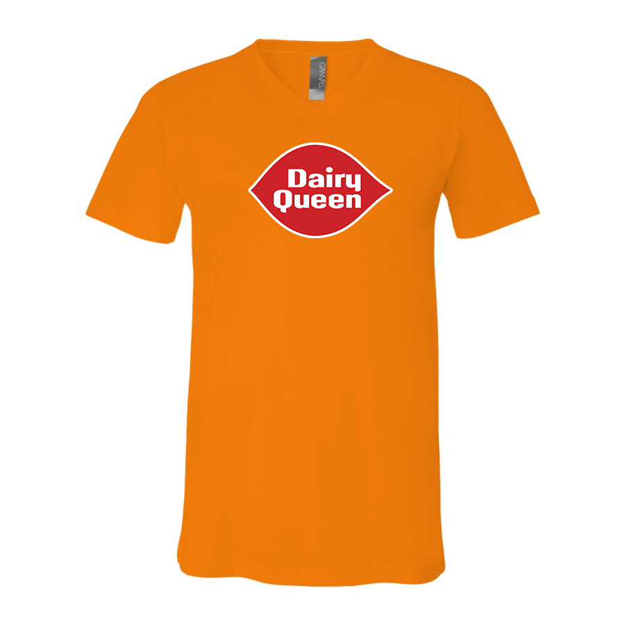 Men's Dairy Queen  BELLA  CANVAS  Jersey V-Neck Tee