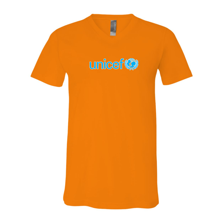 Men's UNICEF BELLA  CANVAS  Jersey V-Neck Tee