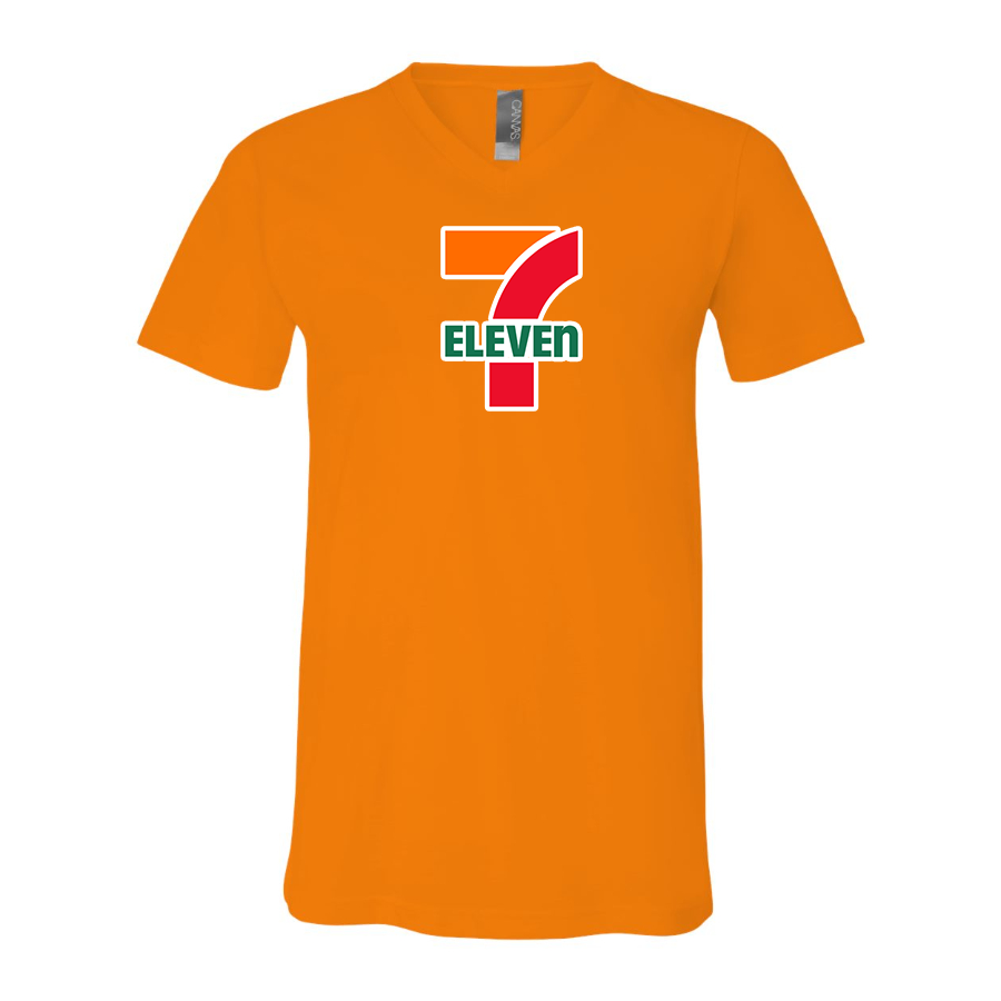 Men's 7-Eleven BELLA  CANVAS  Jersey V-Neck Tee