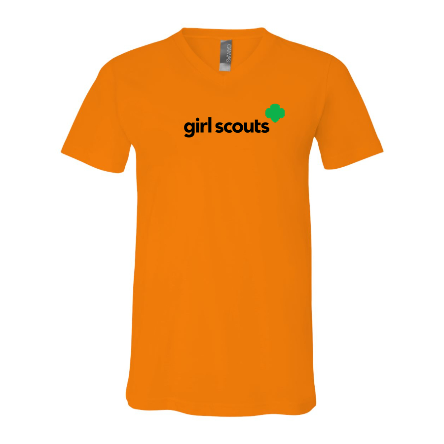 Men's Girl Scouts BELLA  CANVAS  Jersey V-Neck Tee