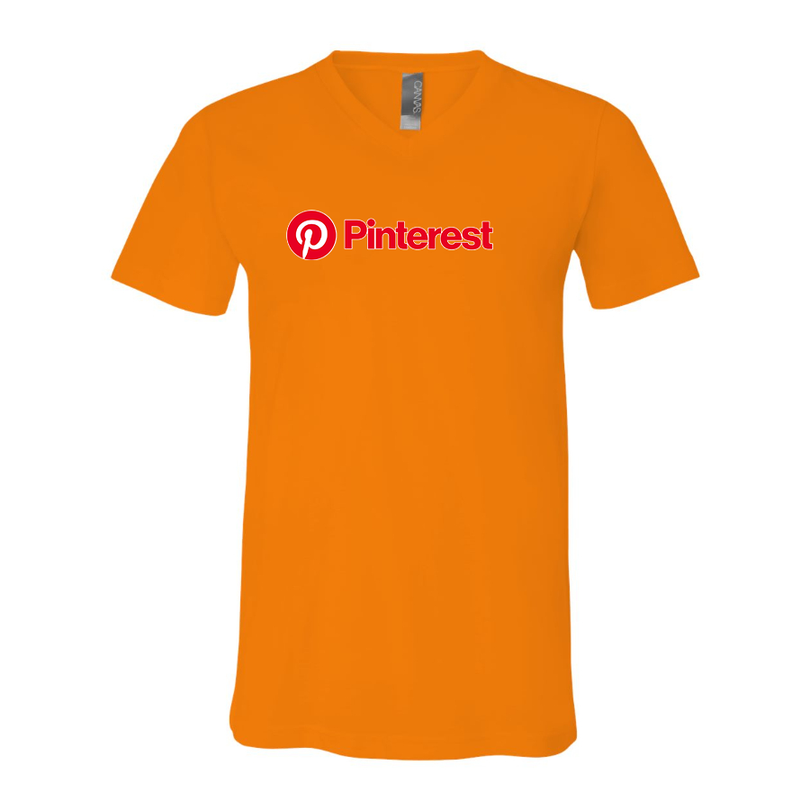Men's Pinterest BELLA  CANVAS  Jersey V-Neck Tee