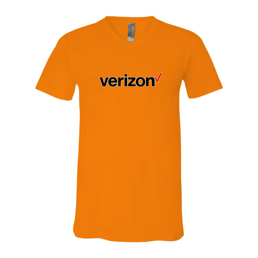 Men's Verizon BELLA  CANVAS  Jersey V-Neck Tee