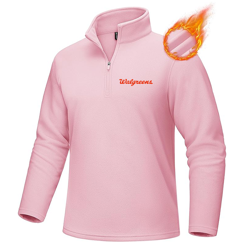 Men's Walgreens MAGCOMSEN Quarter-Zip Pullover Polar Fleece Sweatshirt Stand Collar Long Sleeve Shirt for Men Thermal Winter Fall