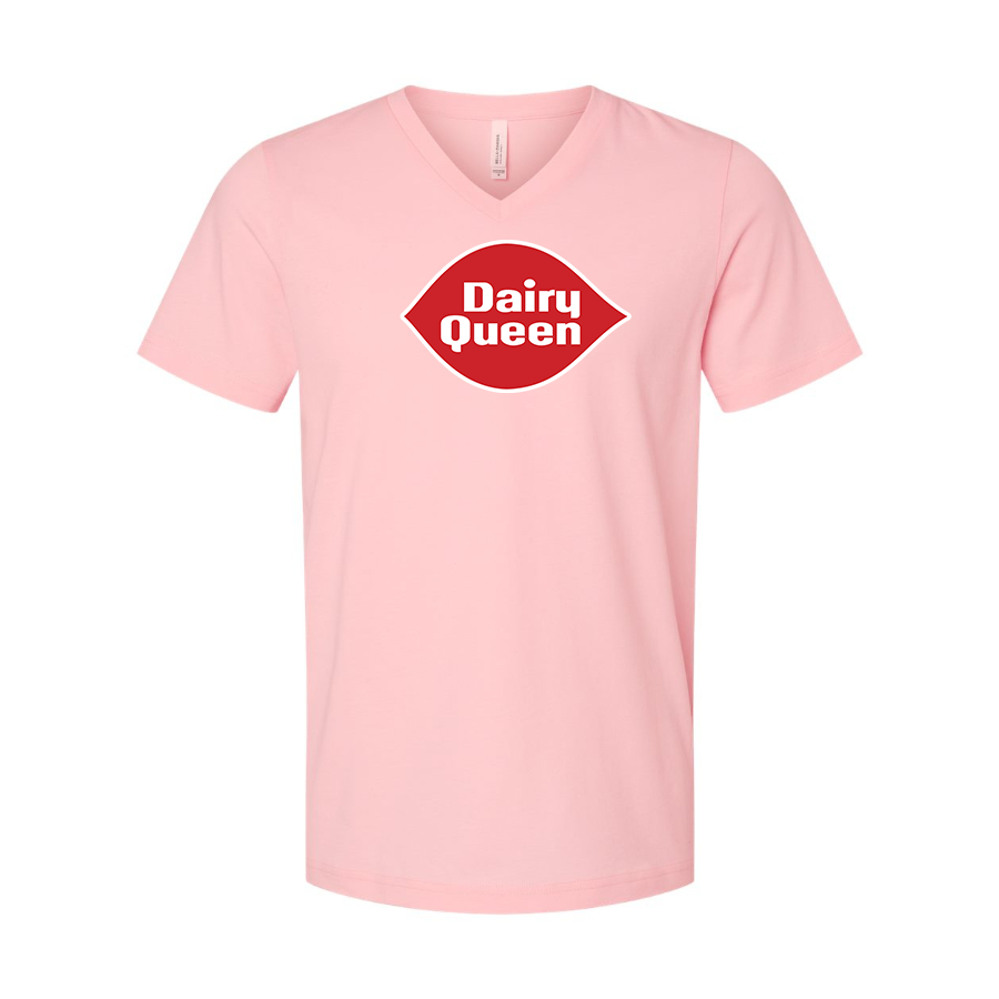 Men's Dairy Queen  BELLA  CANVAS  Jersey V-Neck Tee