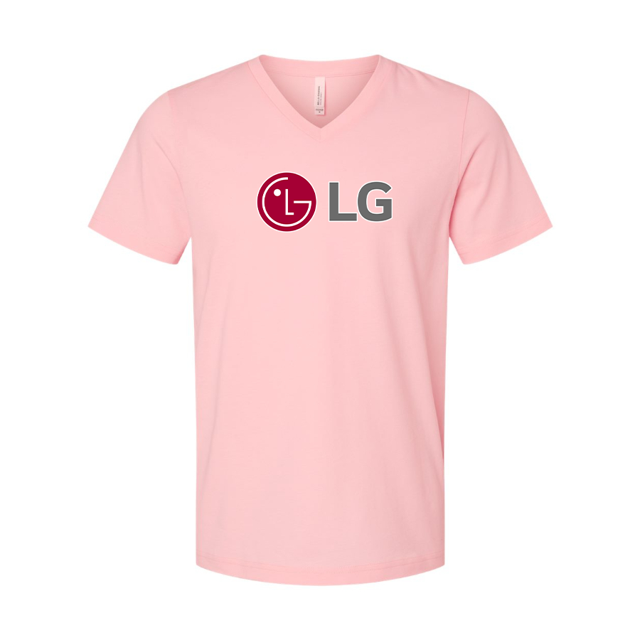 Men's LG BELLA  CANVAS  Jersey V-Neck Tee