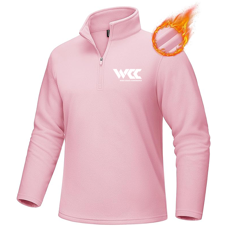Men's West Coast Conference MAGCOMSEN Quarter-Zip Pullover Polar Fleece Sweatshirt Stand Collar Long Sleeve Shirt for Men Thermal Winter Fall