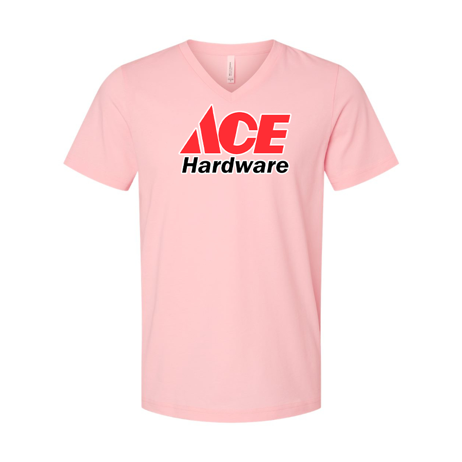 Men's Ace BELLA  CANVAS  Jersey V-Neck Tee